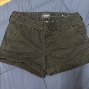 American Eagle Outfitters Black Cargo Shorts